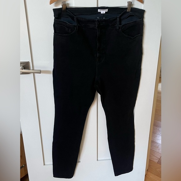Good American Good Slit Jeans. GLSW419T Size 18 - Picture 5 of 7
